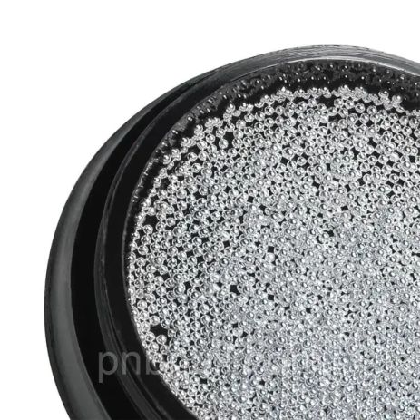 Бульонки металлические / Metal Beads PNB Silver / 0,6 мм