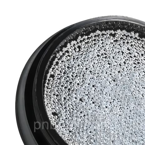 Металлические бульонки PNB Silver, 0,6 мм