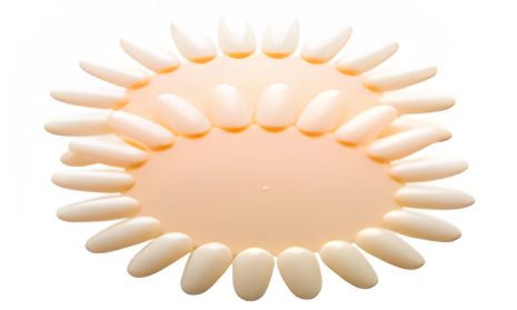 Палітра "ромашка" рожево-персикова на 20 пелюсток для лаку Палітра "ромашка" рожево-персикова на 20 пелюсток для лаку