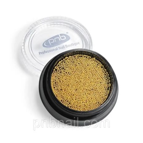 Бульйонки металеві/Metal Beads PNB Gold/ 0,8 мм