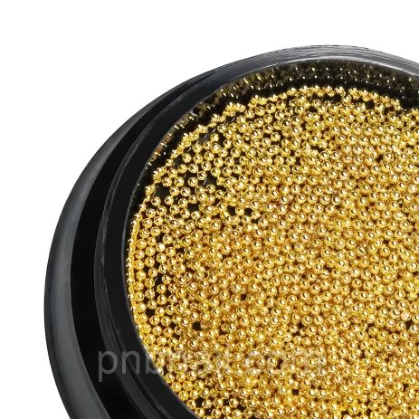 Металлические бульонки / Metal Beads PNB Gold / 0,6 мм