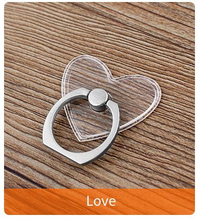 Попсокет прозрачный сердце держатель для телефона в форме Сердца PopSocket