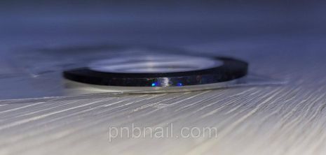 Стрічка скотч для дизайну, 2 мм черная голографика