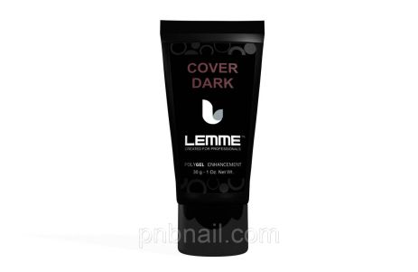 Poly gel Lemme Cover Dark - темный бежево-розовый,30мл