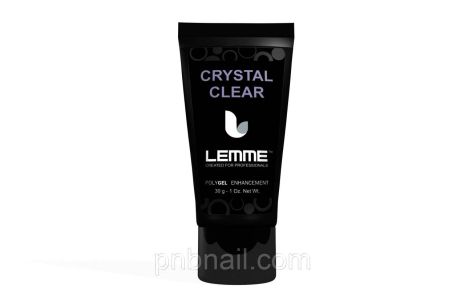 Poly gel Lemme Crystal Clear - кристально-прозрачный, 30 мл