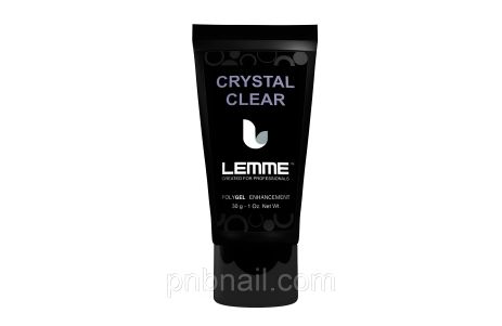 Lemme Poly gel, 30 мл Crystal Clear - кришталево-прозорий Lemme Poly gel, 30 мл Crystal Clear - кришталево-прозорий
