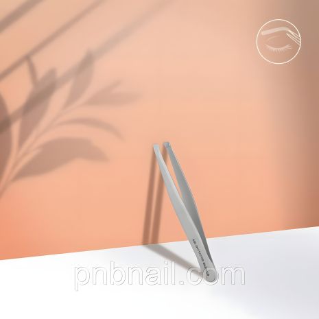 ПИНЦЕТ для бровей STALEKS BEAUTY & CARE 10 TYPE 3 (широкие наклонные кромки)