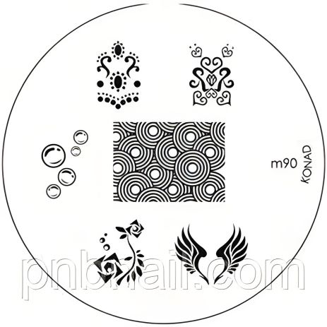 Трафарет для стемпинга Конад М 90