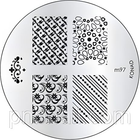 Стемпінг диск Конад (трафарет) М 97