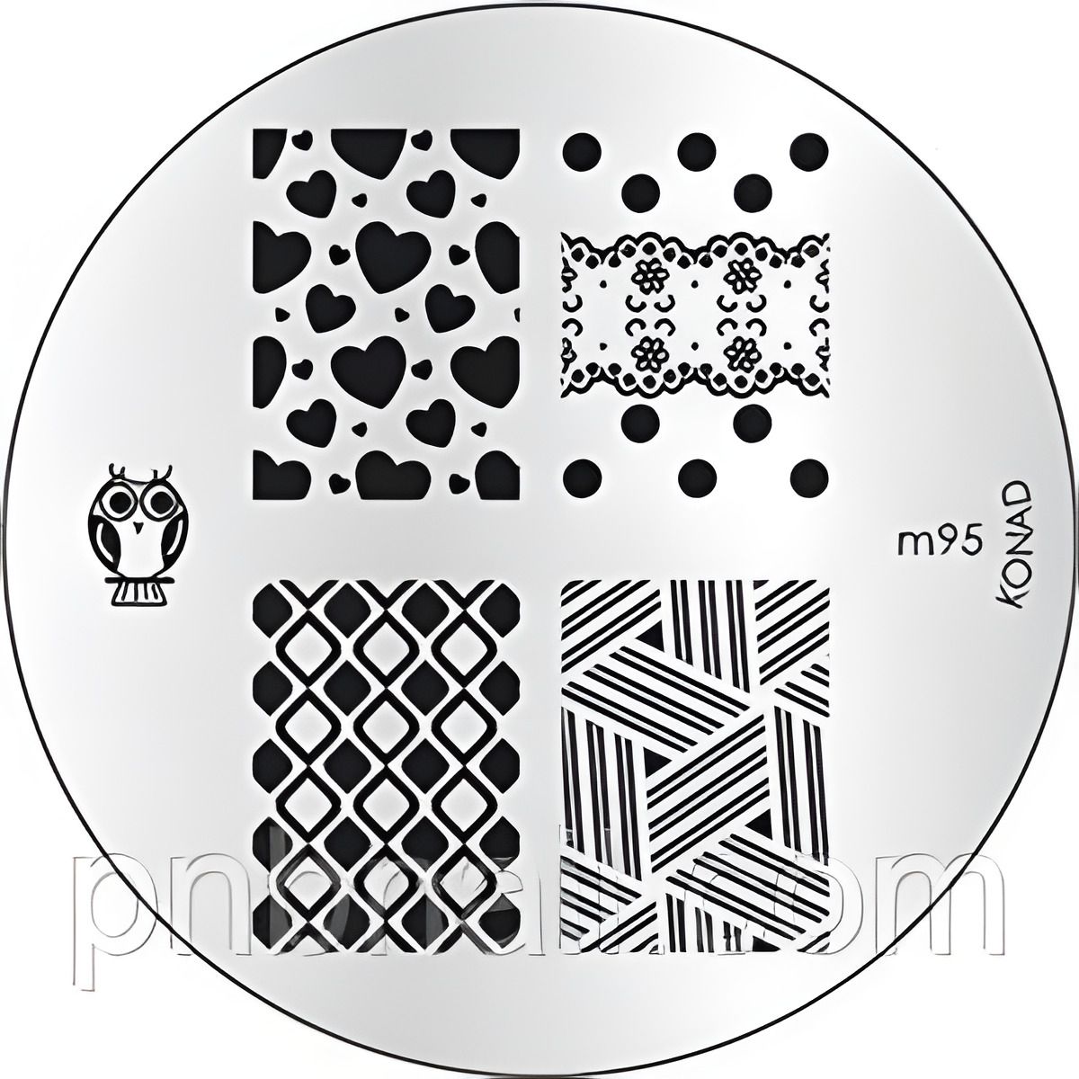 Шаблон для стемпинга Конад (трафарет) М 95 Шаблон для стемпинга Конад (трафарет) М 95