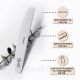 Пилка для ногтей PNB 180/240 Grey, полукруг