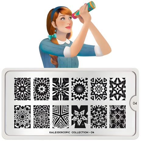 Стемпинг пластина MoYou London Kaleidoscope 04