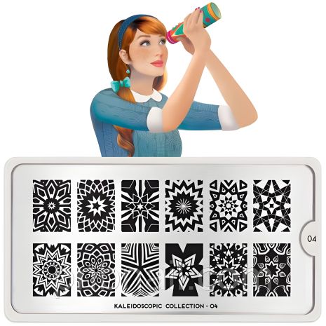 Стемпинг пластина MoYou London Kaleidoscope 04