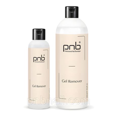 Засіб для зняття гель-лаку PNB Gel Remover, 150 мл / 550 мл Засіб для зняття гель-лаку PNB Gel Remover, 150 мл / 550 мл