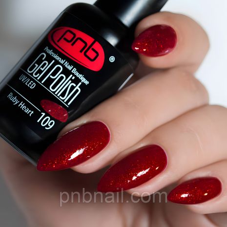 Гель-лак PNB Ruby Heart 109, 8 мл