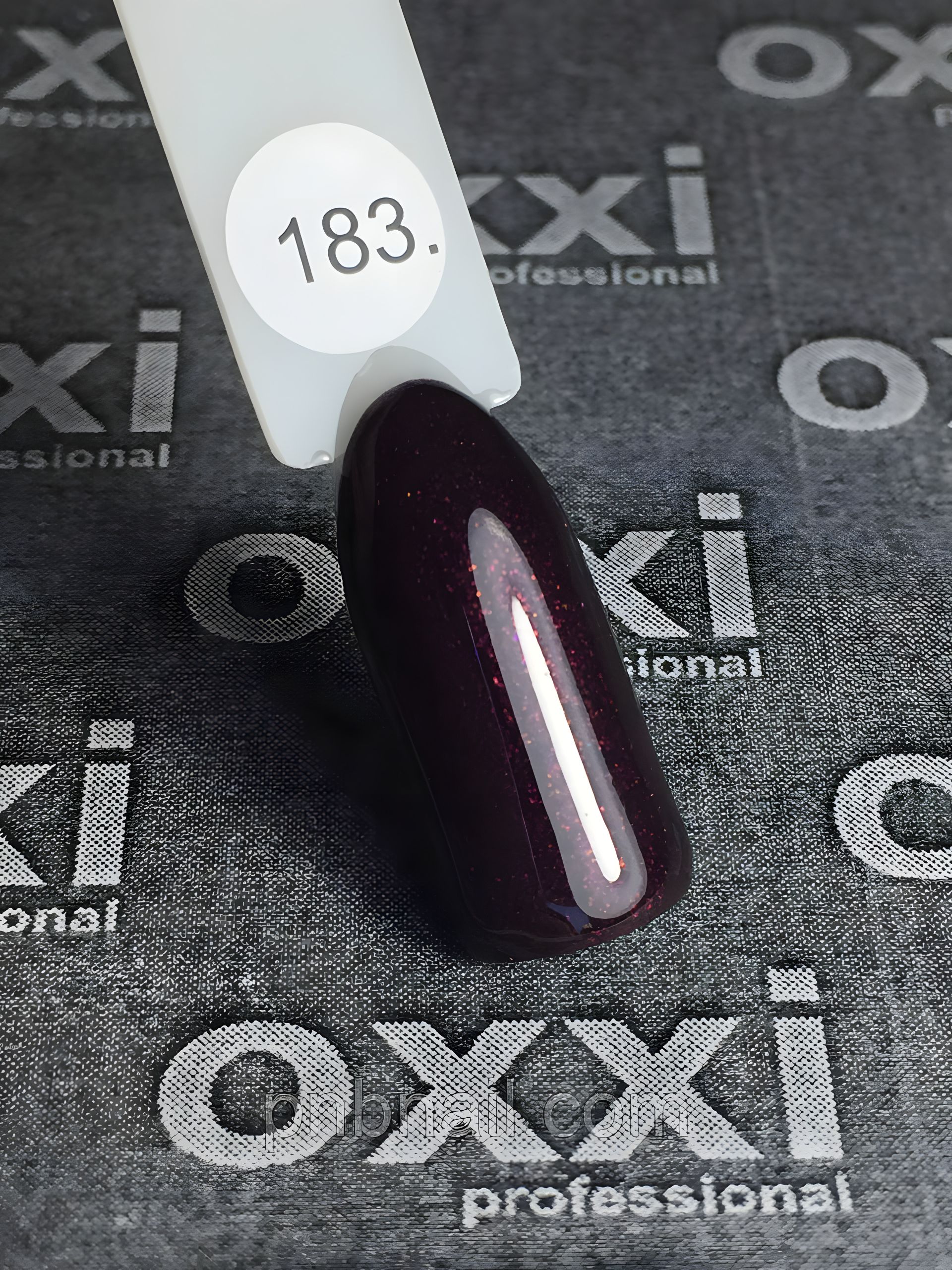 Гель-лак OXXI Professional №183 - баклажановий з шимером Гель-лак OXXI Professional №183 - баклажановий з шимером