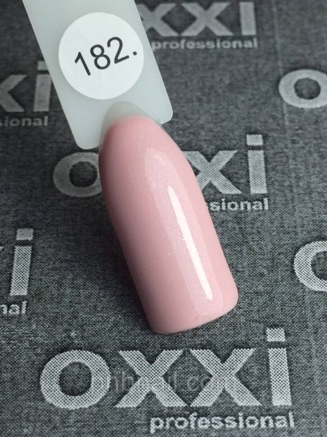 Гель-лак OXXI Professional No182 - ніжно рожевий з шимером