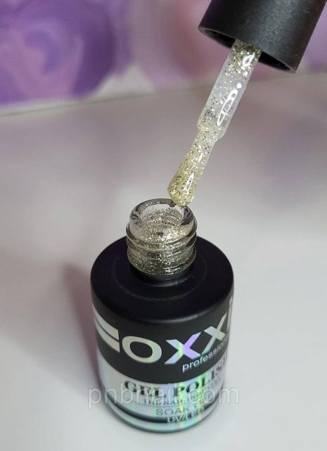 Гель-лак OXXI Professional No095 ( срібні блискітки ), 10 мл