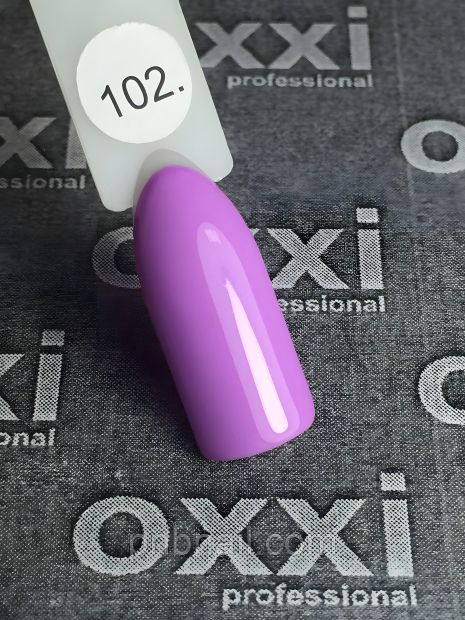 Лавандовый/лиловый гель-лак OXXI Professional №102, 10 мл