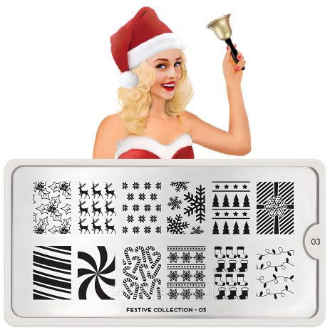 Festive Collection 03 Трафарет для стемпінгу