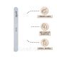 Пряма пилка для нігтів PNB 100/180 Grey