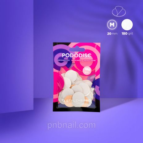 Змінні файли для педикюрного диска PODODISC M EXPERT (80/100/180/240 гритів), 50 шт 180