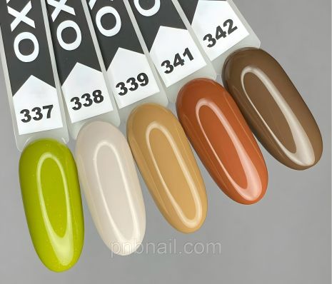 Гель-лак OXXI Professional, оттенки №337-342, 10 мл