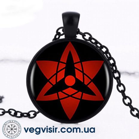 Кулон подвеска Наруто Sharingan Shippuuden в виде Цветка цветок жизни Аниме амулет талисман Naruto