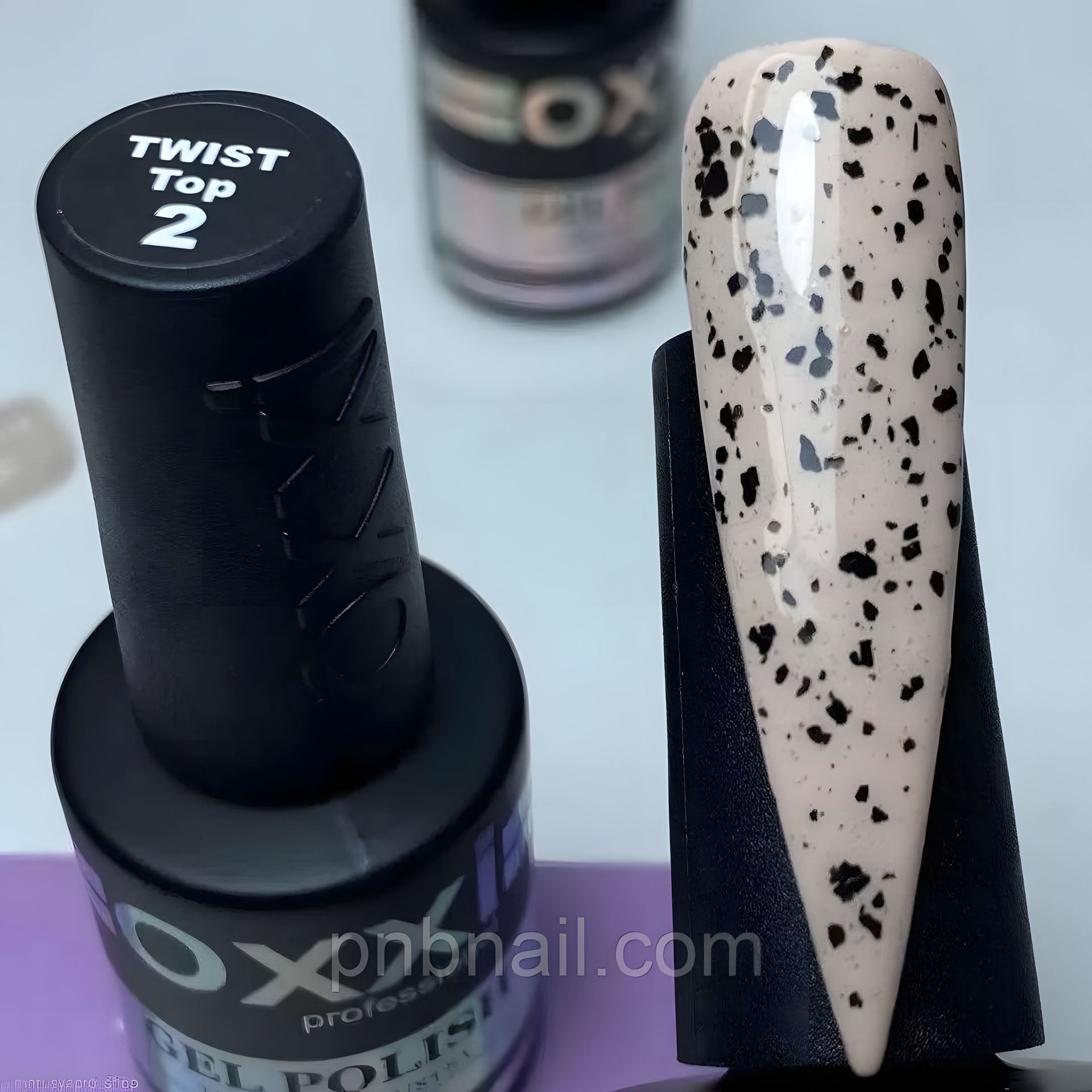 Финиш-гель OXXI TWIST TOP № 02, без липкого слоя (перепелиное яйцо), 10 мл Финиш-гель OXXI TWIST TOP № 02, без липкого слоя (перепелиное яйцо), 10 мл