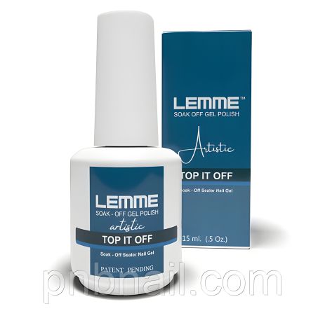 Artistic Top Lemme It Off, 15 мл (фініш без липкості для гель лаку) Artistic Top Lemme It Off, 15 мл (фініш без липкості для гель лаку)
