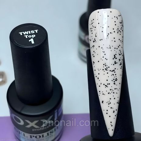 OXXI TWIST TOP № 01 (без липкості) / 10 мл, Яскрава обробка OXXI TWIST TOP № 01 (без липкості) / 10 мл, Яскрава обробка