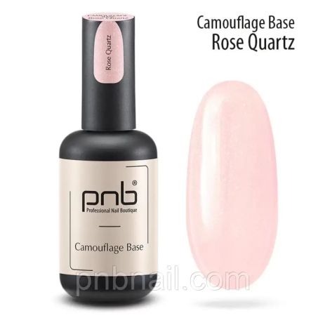 УФ/ЛЕД Камуфлювальна база PNB, рожевий кварц/Rose quartz, 8/17 мл 17