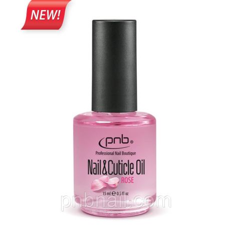 Масло для кутикулы Nail&Cuticle Oil, Rose PNB , 15 мл