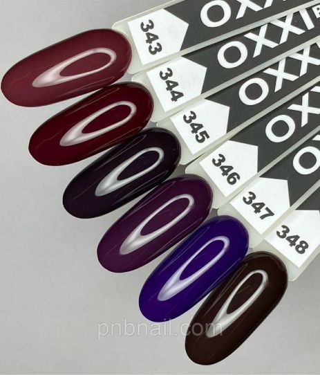 Гель-лак OXXI Professional №343-348, 10 мл