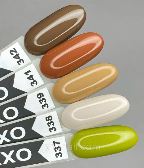 Гель-лак для ногтей OXXI Professional №337-342, 10 мл 341