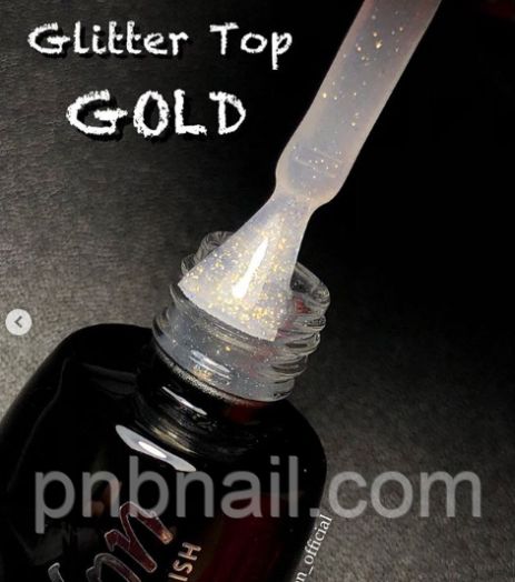 LUXTON Glitter TOP GOLD , 10 мл