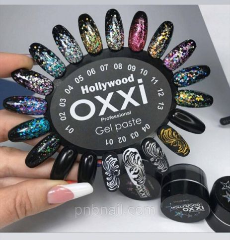 Hollywood Gel OXXI, 5 мл ( в ассортименте 13 цветов )