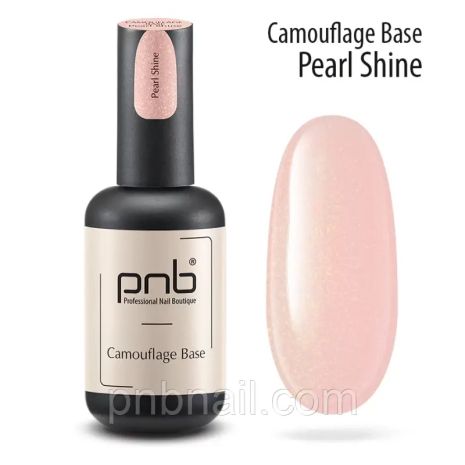 Камуфлирующая база PNB, перламутровая / Pearl shine, 17 мл