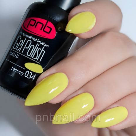 Лак для ногтей PNB Lemony 034, 8 мл / 4 мл