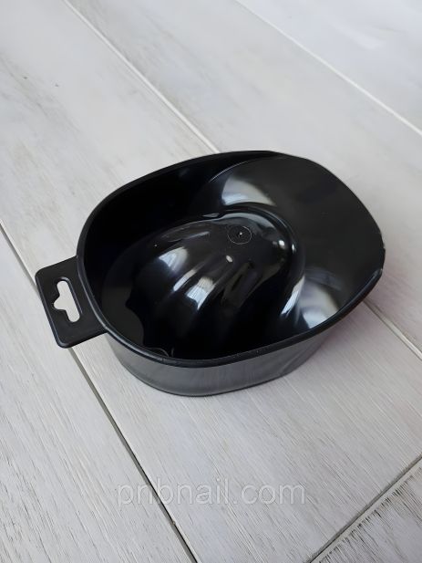 Чорна ванночка для манікюру