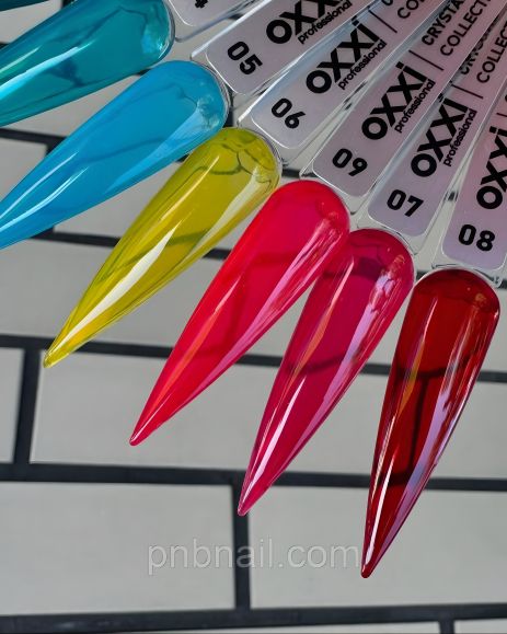 Гель-лак витражный OXXI Crystal Glass, 10 мл, желтый, №06