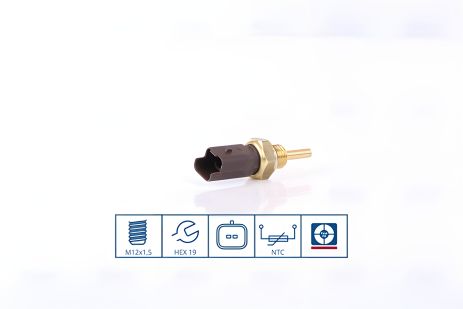 Температурный датчик для JEEP RENEGADE, CHRYSLER DELTA, OPEL COMBO, NISSENS (207034)