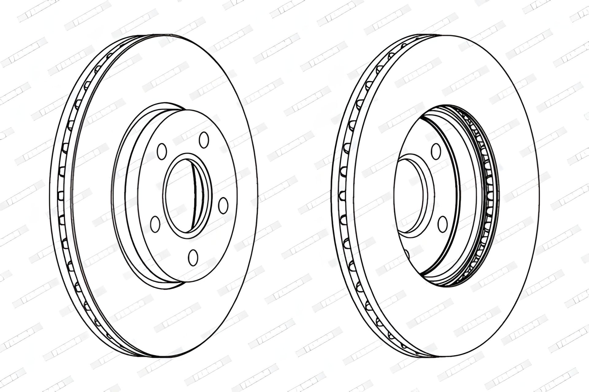 Диск гальмівний VOLVO V50, FORD FOCUS, FERODO (DDF1222C) Диск гальмівний VOLVO V50, FORD FOCUS, FERODO (DDF1222C)