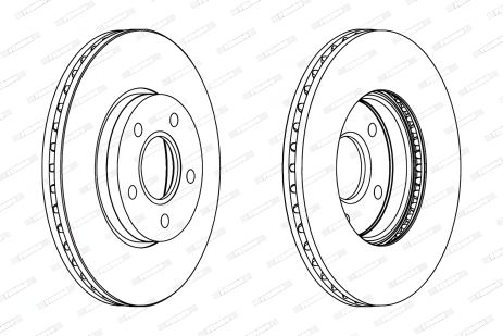 Гальмівний диск FERODO VOLVO C30, FORD FOCUS, FORD GRAND (DDF1222) Гальмівний диск FERODO VOLVO C30, FORD FOCUS, FORD GRAND (DDF1222)