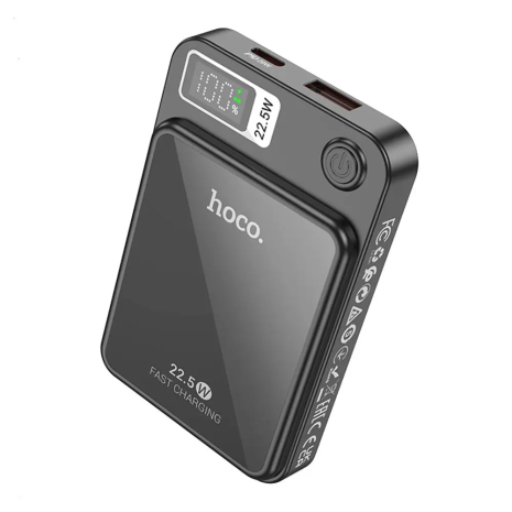 Повербанк Hoco DB40 River magnetic Wireless charging 5000mAh Чорний