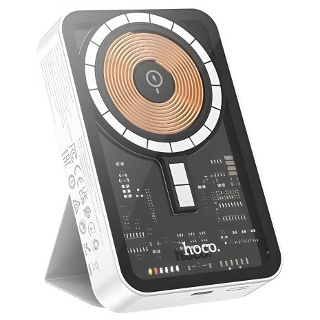 Power Bank Білий Hoco Q10A PD20W Wireless MagSafe 20W, Magnetic, 10000mAh Power Bank Білий Hoco Q10A PD20W Wireless MagSafe 20W, Magnetic, 10000mAh