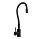 Чорний кухонний змішувач гнучкий VALESO NES-ZZ45