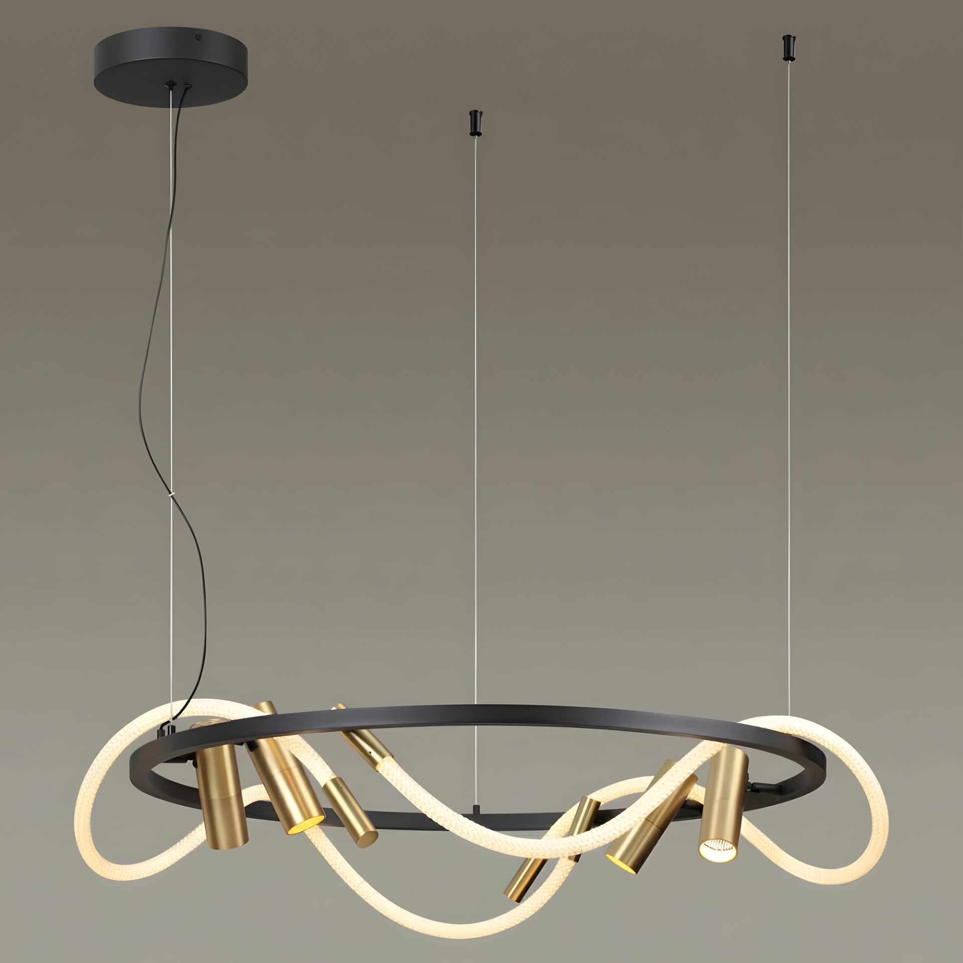 Світлодіодна підвісна люстра VALESO THD63815-5 36W Світлодіодна підвісна люстра VALESO THD63815-5 36W