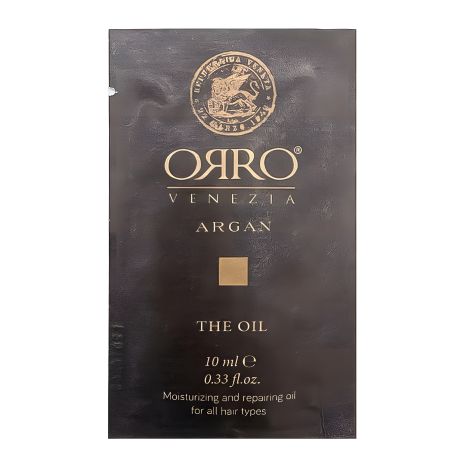 Аргановое масло для волос ORRO Venezia The Argan Oil, 10 мл (саше упаковка)