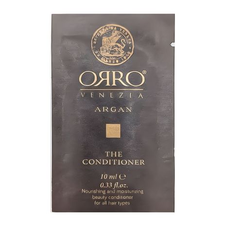 Кондиционер питательный и увлажняющий ORRO Venezia The Argan с маслом арганы, 10 мл (саше)